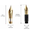 Threaded Feed Section Calligraphy Pen Nib Elastic Replacement Nib  Calligraphy Practice