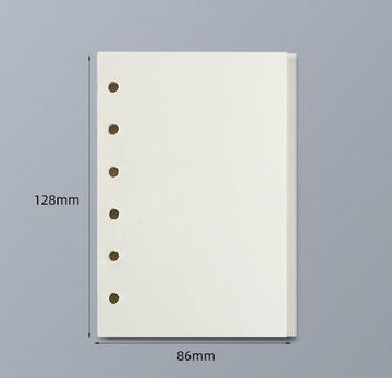 A7 Crocodile Black Pink Color 6 Ring Binder PU Clip-on Notebook Leather Loose Leaf Notebook Cover Notebooks Journal Stationery