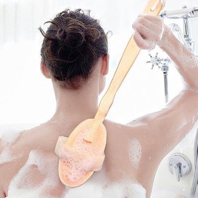 Натуральная сизаль отшелушивающая сухая щетка деревянная массажная щетка массажная щетка из волокна растительное тело кактус O1M1