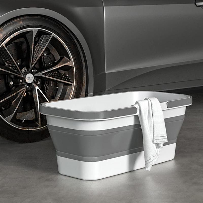 Складное ведро для швабры, складной портативный умывальник, ведро для мытья автомобиля с ручкой, ведро для рыбалки, инструменты, бочка большой емкости