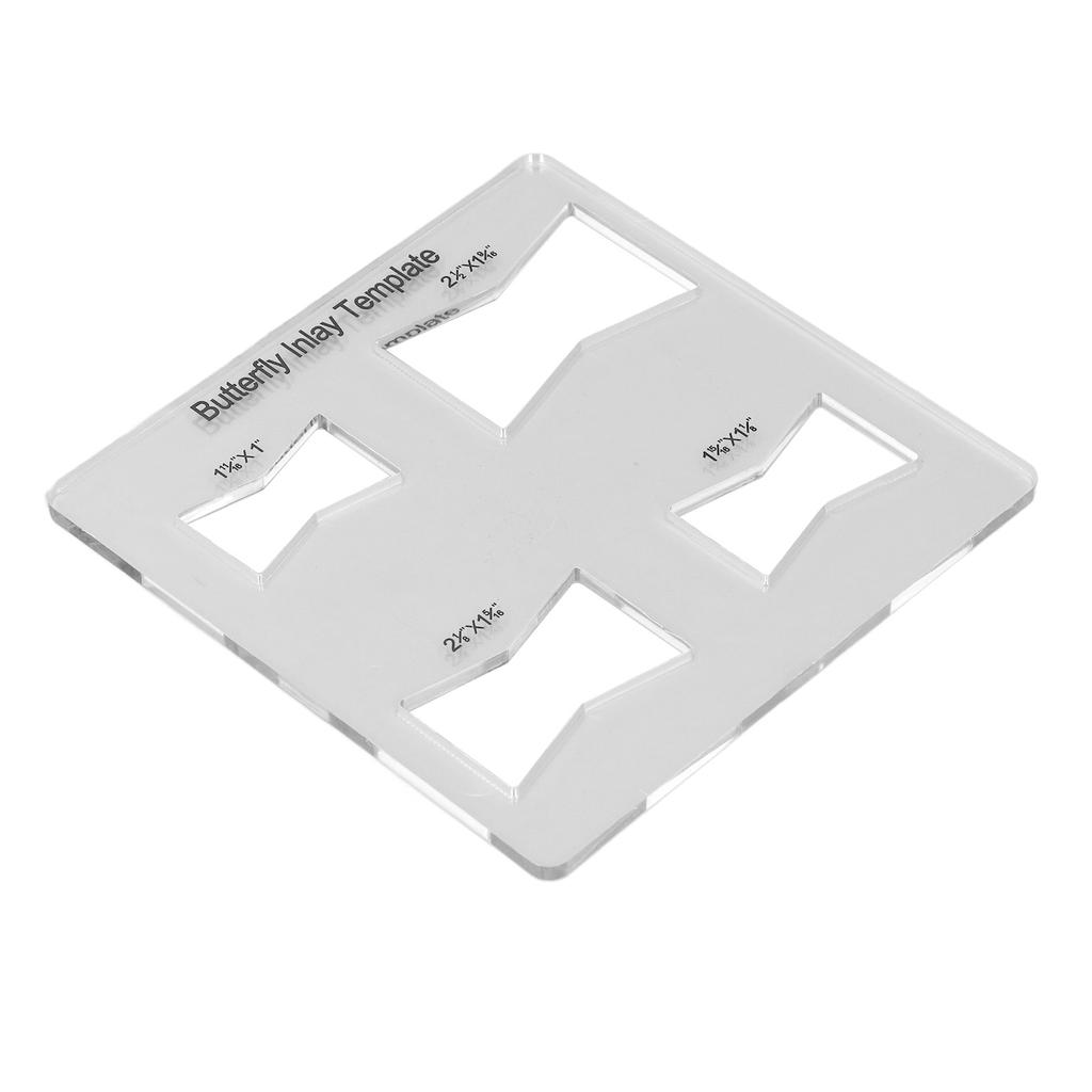 Шаблон для инкрустации бабочкой Акриловый шаблон для фрезера-бабочки для деревообработки Ремонт мебели Усиление