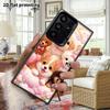 Phone Case: 2D Flat Samsung Galaxy A34 A35 M05 M06 S20 S22 S21 FE Plus 5G Protective Case, Couple Style, Rainbow Cute Dog, Christmas and Halloween Gif