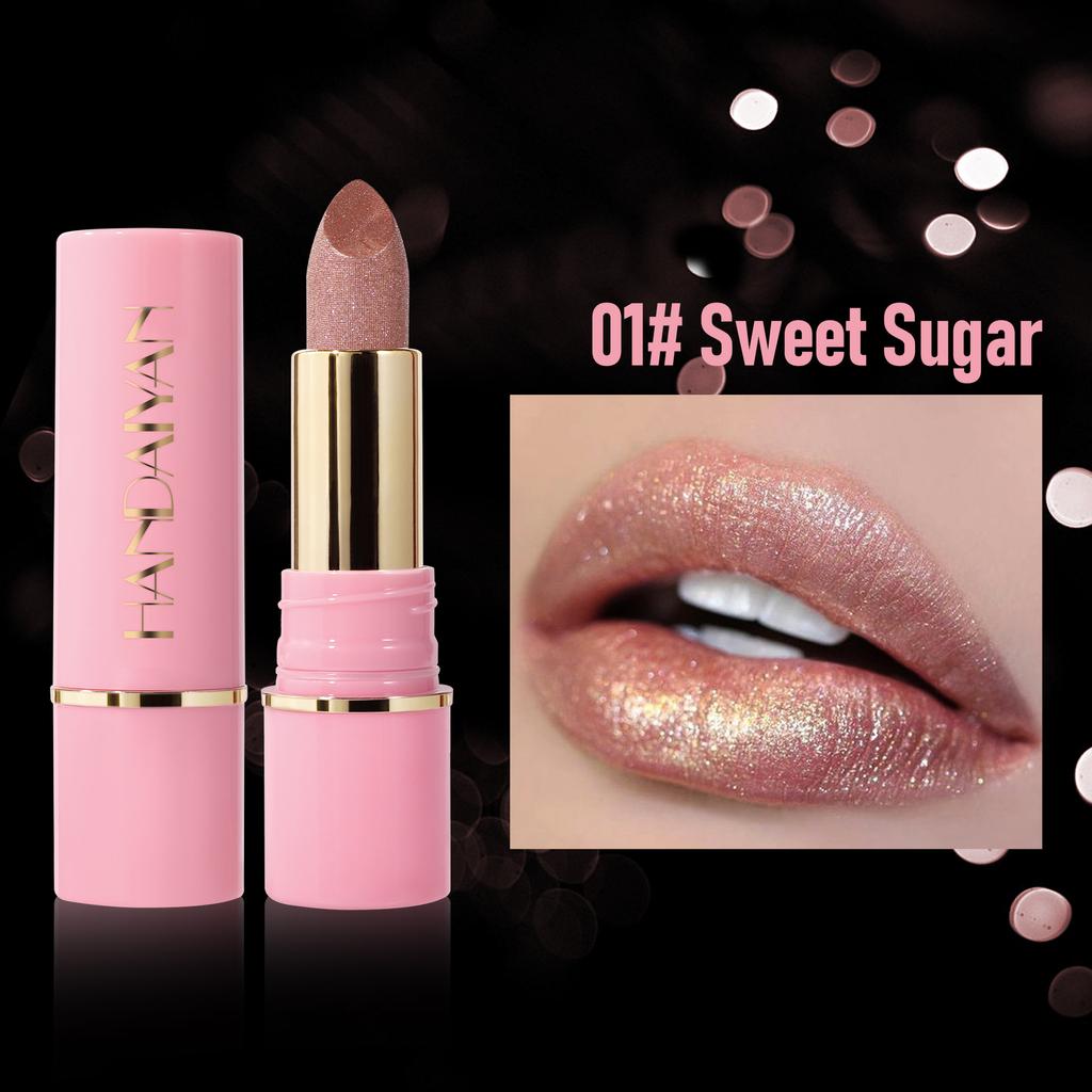 Бриллиантовая блестящая перламутровая губная помада Взрывная губная помада Блестящая губная помада Изящная блестящая стойкая водостойкая увлажняющая блестящая губная помада
