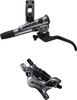 SHIMANO XTR Metal с ребрами 1700 мм Комплект для заправки масла сзади слева JKIT масляный шланг, подключенный к суппорту сбоку BL-M9120L/BR-M9120 JKIT/Рычаг, суппорт, шланг,