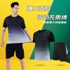 2023 new sports suit men's and women's fitness clothes running training casual thin breathable quick-drying basketball morning run