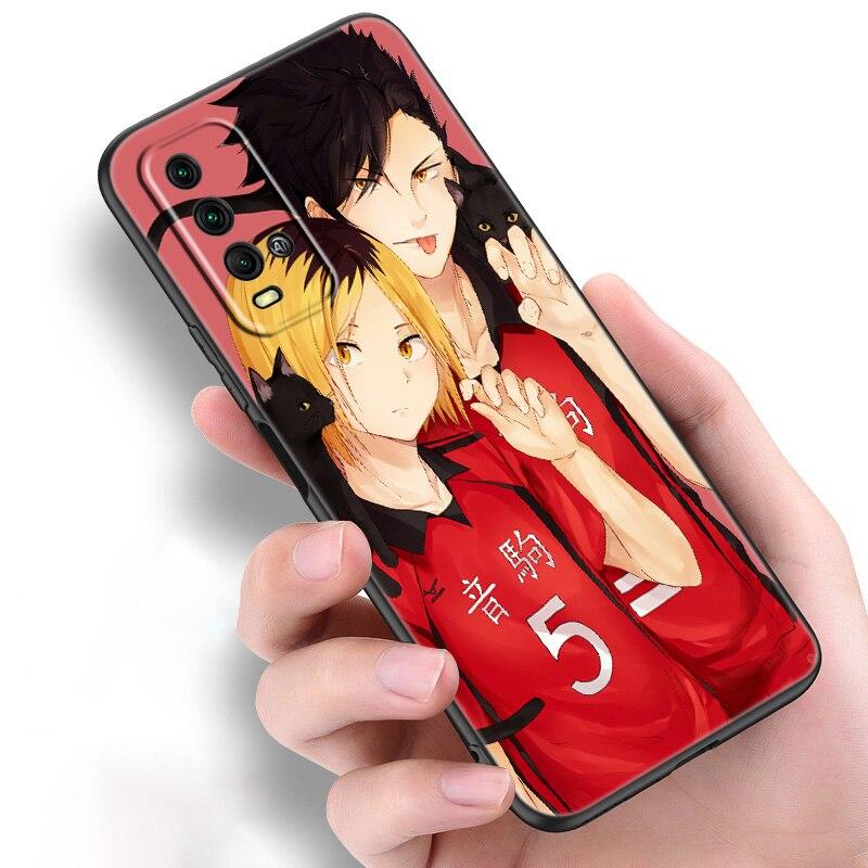 Kozume Kenma Haikyuu аниме силиконовый чехол для телефона для Xiaomi Redmi Note 11 10 9 8 Pro 11T 10T 10S 9S 8T 9 9A 9C 9T черный мягкий чехол