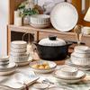 Baizi'en Underglaze Ceramic Dinnerware Set