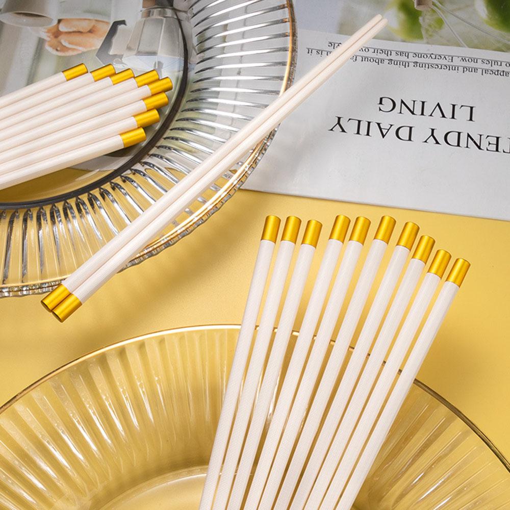 5/8/10 пар многоразовых палочек для еды, корейские палочки для еды, палочки для мытья в посудомоечной машине, моющиеся палочки для еды пищевого класса, нескользящие, простые в использовании