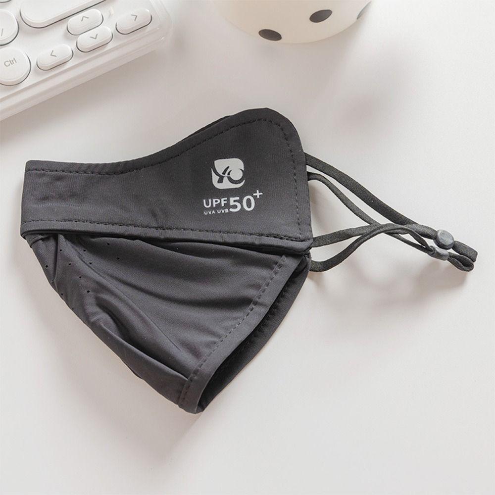 1 шт. Защитный экран для лица от солнца Ледяной шелк Летняя маска от солнца Прочная маска для лица