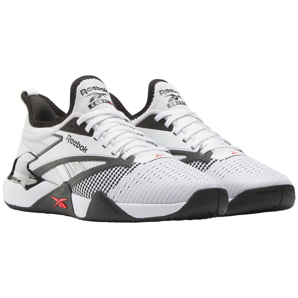 Reebok Nano Court Black White Energy Red Unisex Sneakers 100212265