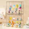 1pc Three Layer Acrylic Display Rack Transparent Ladder Handmade Anime Car Model Blind Box Storage Box Jewelry Sorting Box