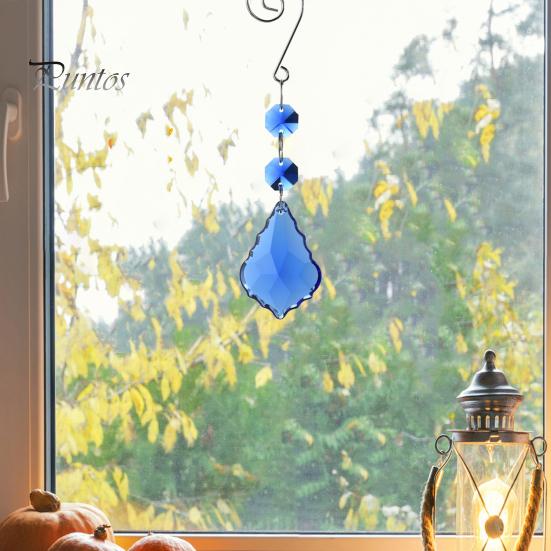 Подвеска «Ловец Солнца» Красочный дизайн в виде кленового листа Искусственный кристалл Красивое украшение Создает атмосферу Ловец света на окно