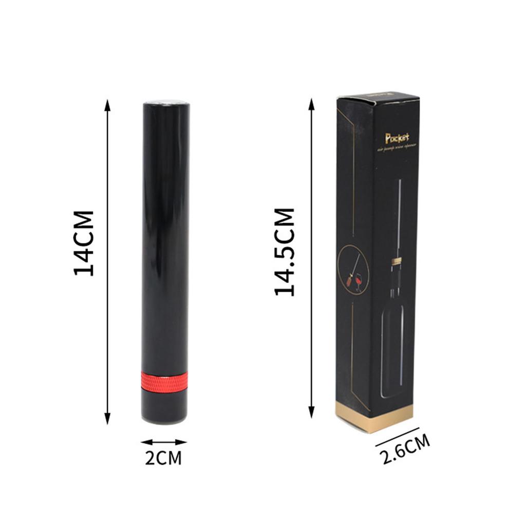 Needle Type Air Pump Bottle Opener Travel Portable Pocket Corkscrew Wine Bottle Opener for Home Restaurant Party Bar Accessories