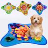 Pet Smelling Pad with Anti-Slip Bottom Advanced Foraging Sniffing Mat Bright Color Slow-Food Exercise Mat Multi-layer Pet Mat
