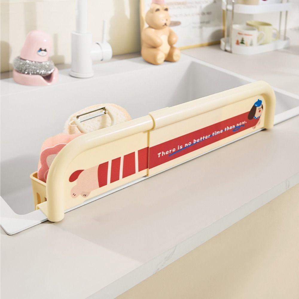 Adjustable Kitchen Water Baffle Anti-dirty Washbasin Guard Baffle Cooktop