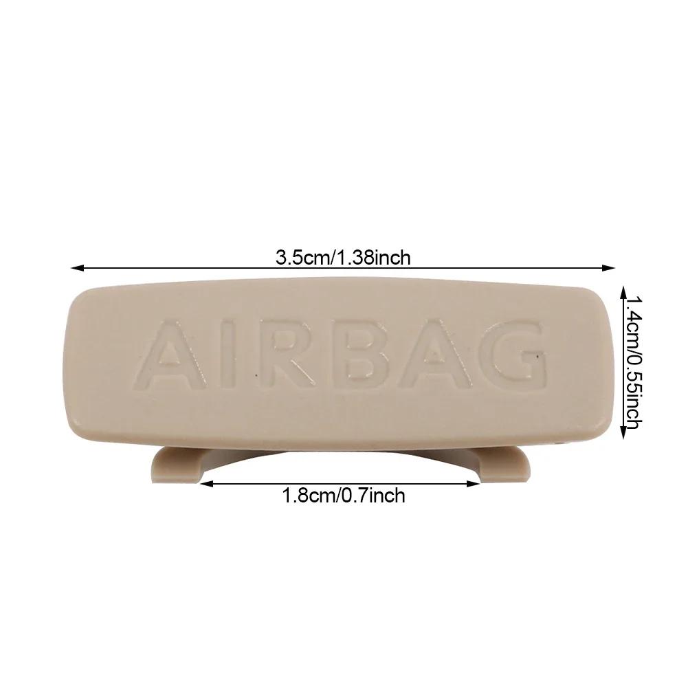 1/4Pcs Car Airbag A B C Pillar Insert Trim Cover Badge For CC Golf Jetta Passat Polo Touran 5G0853437 1K0853437 3C0853437