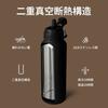 BOTTLE BOTTLE Water Bottle, 1 Liter, Large Capacity, Stainless Steel Bottle with Bottom Storage, Straw, Direct Drinking, Insulates Hot or Cold, Double