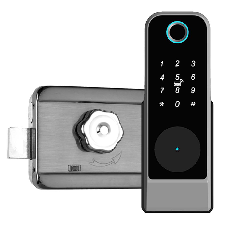 Smart Lock Keyless Entry Door Lock Anti-theft Biometric Password Door Lock Tuya App Remote
