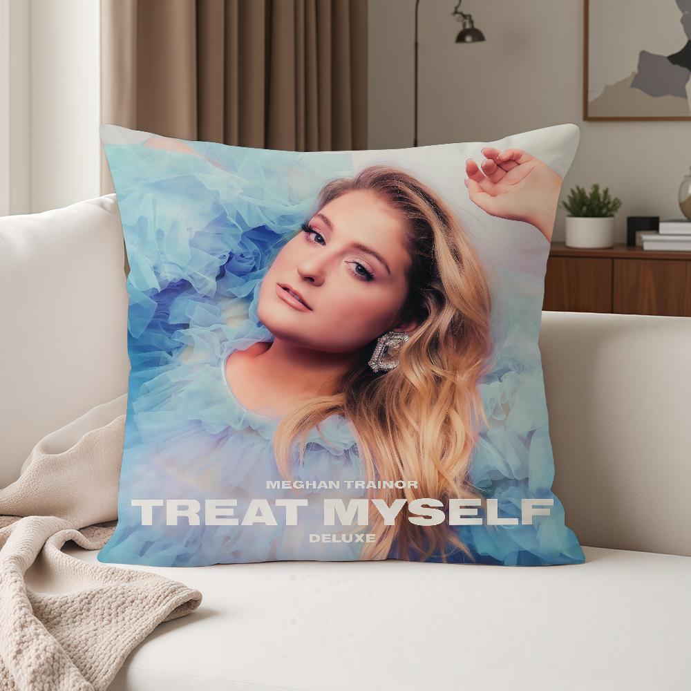 Meghan Trainor Подушка-игрушка 'Toy With Me' Наволочка Подходит для Спален Гостиных Автомобилей Домашнего Декора