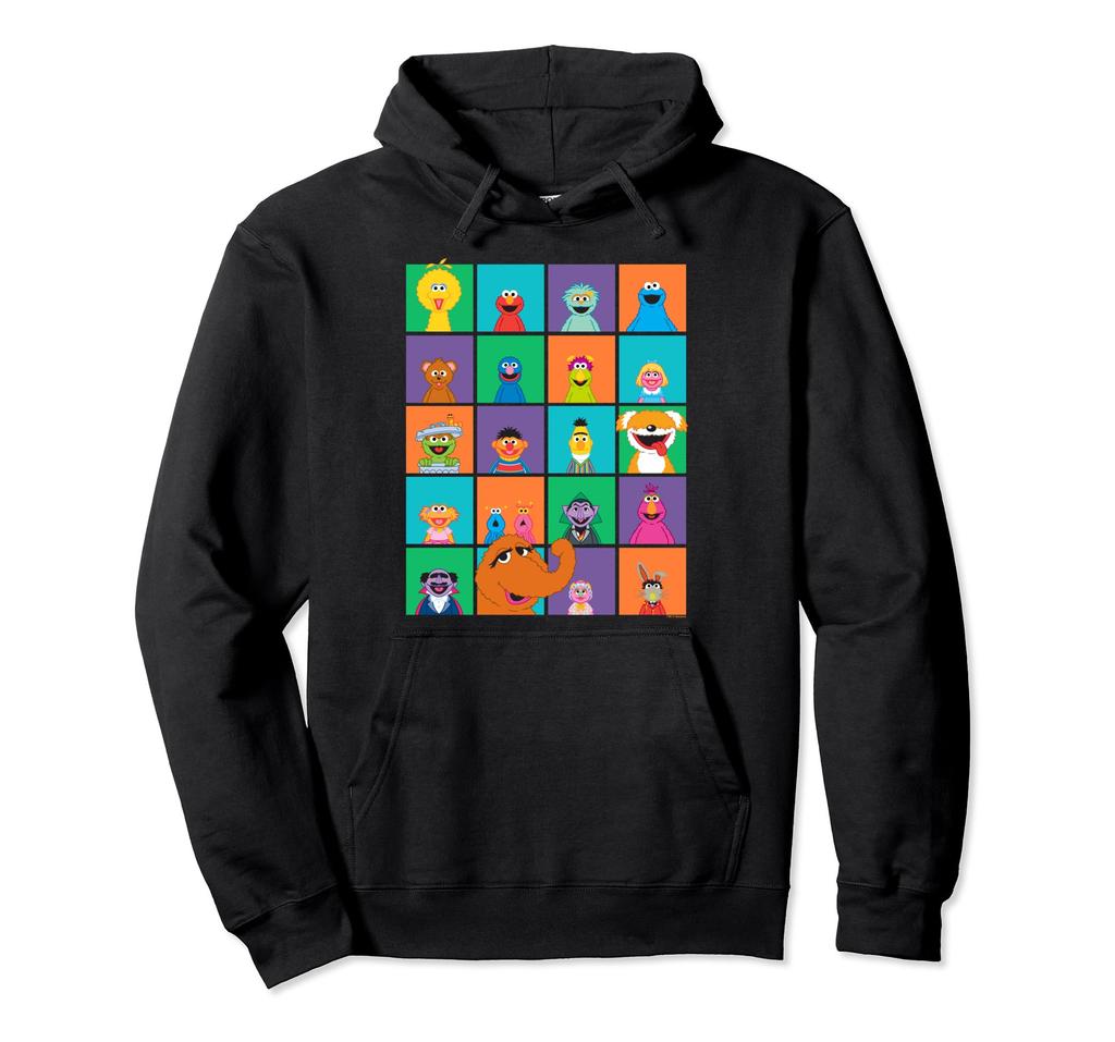 Sesame Street Character Squares Hoodie