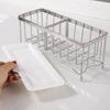 Нержавеющий держатель для кухонной губки Самодренажная сушилка Органайзер Стойка для кухонной раковины Столешница