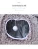 Plush Warm Cat Tunnel Nest with Removable Pad - Indoor Pet Bed