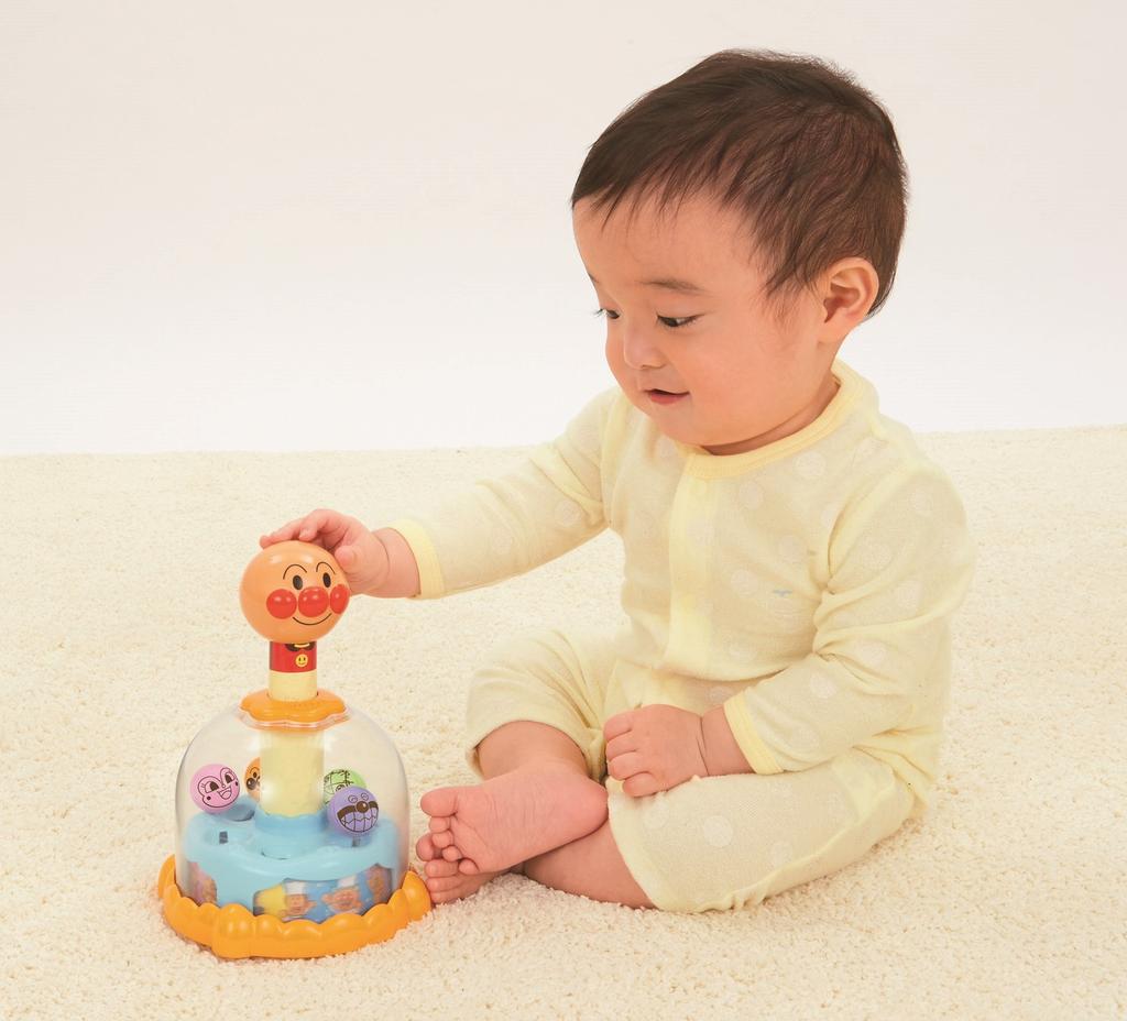 Anpanman Toasobi - захватывающий образовательный аттракцион Pokopoko. Крутись и подпрыгивай!