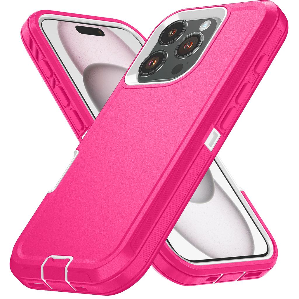 Ударопрочные Бронированные Защитные Чехлы Для Телефона Для Iphone 16 Pro Max 13 12 Mini 14 Plus 11 15 Pro Max 16E Жесткий PC+TPU Подставка Защитный Чехол