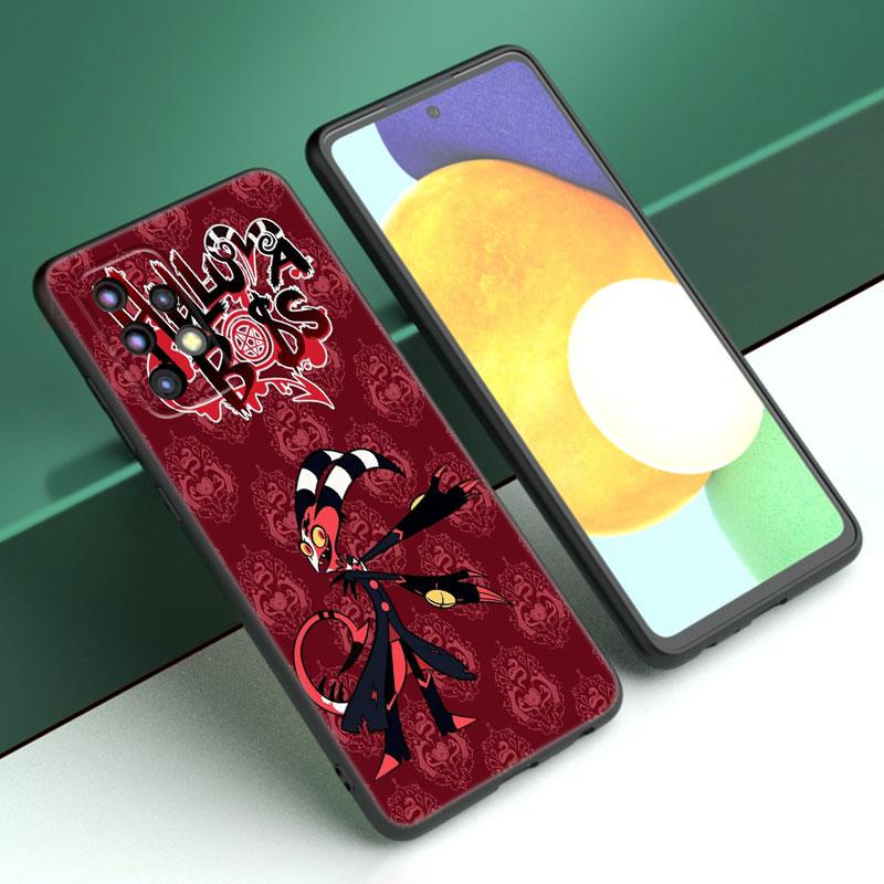 Чехол для телефона с изображением аниме Helluva Boss для Samsung A13 A22 A24 A32 A23 A25 A34 A35 A52S A53 A54 A55 A73 A12 A14 A15 A31 A33 A50 A51 A72