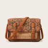 Винтажная крафт-бумага Pater Hippie Postman Messenger Bag Casual Retro Chic Boho Ethnic Gpsy Ibiza Street Средний размер Боковая сумка через плечо
