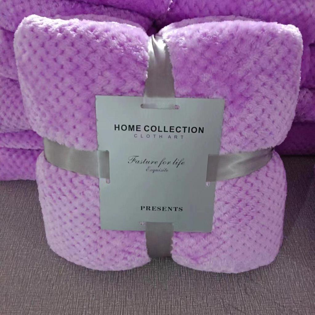 Thickened Ipil Coral Fleece Flannel Blanket for Napping and Air Conditioning