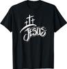 Футболка с графическим дизайном Иисуса Унисекс Футболка