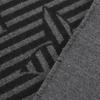 Excellent LOUIS VUITTON Scarf Echarpe LV Harmony with logo patch gray M77944 Used