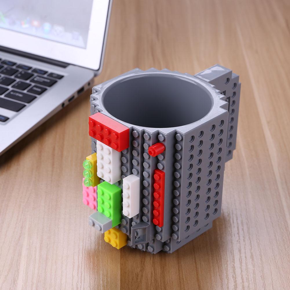Персонализированная креативная чашка для сборки строительных блоков, детская образовательная чашка для воды, устойчивая к падению кружка