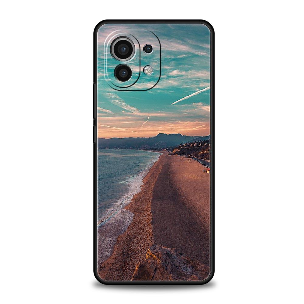 For Xiaomi Mi 13 12T 12 Lite 11 Ultra 10T 11T Pro 9T Phone Case Forest Beach Sunrise Nature Poco X3 NFC X4 F3 F4 M3 M4 5G Cover