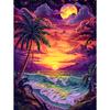 5d DIY Diamond Painting Cross Stitch Painted Sunset Scenery Diamond Embroidery Mosaic Full Round Drill Home Decor
