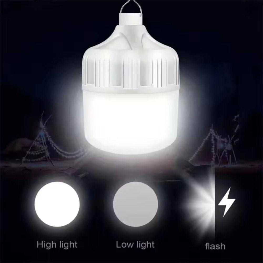 Waterproof LED Lamp Bulbs USB Rechargeable Camping Light New Emergency Light  Camping