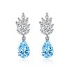 Lindon Copper Alloy Zircon Earrings Drop Earrings For Women Wedding Party Gifts