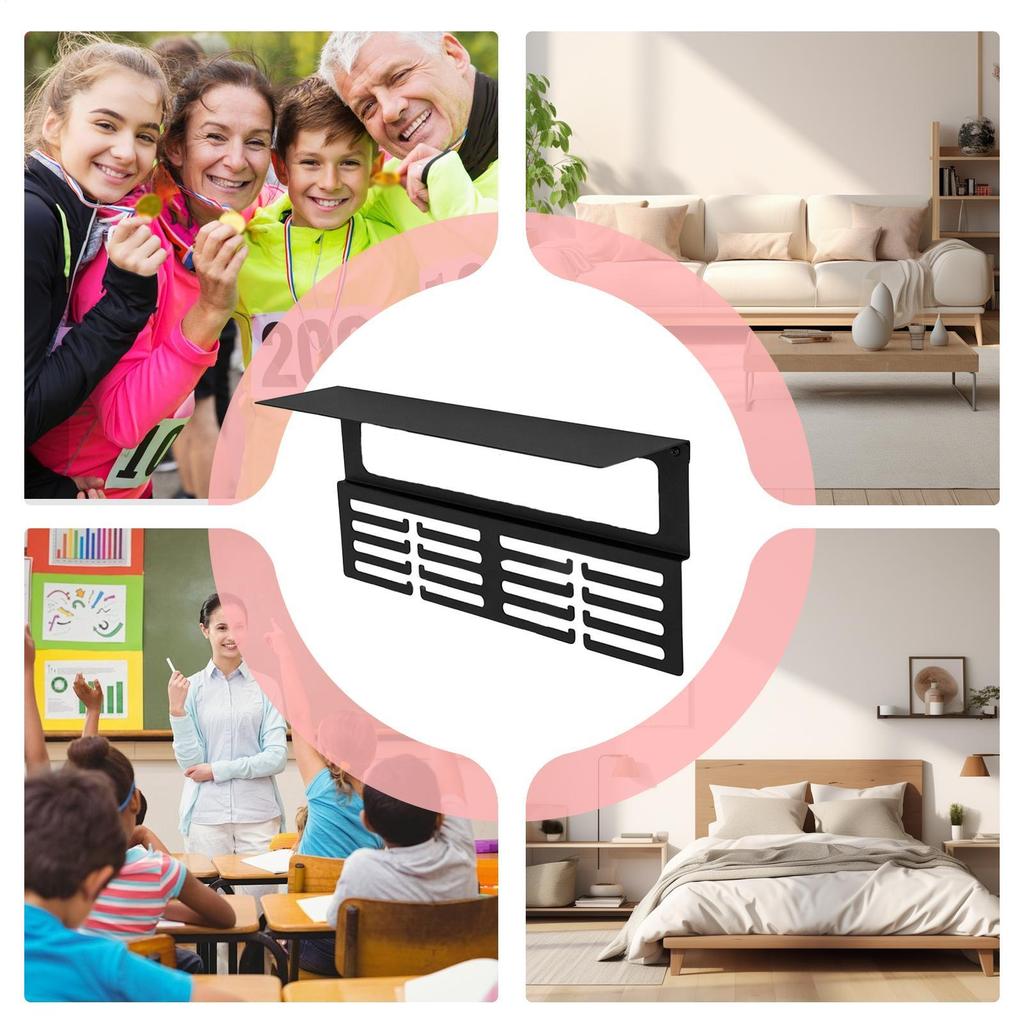 Полка для трофеев на стену Металлическая вешалка для трофеев Стойка Стойка для наград Комната спортивных фанатов Дети Хранение Гостиная Бейсбол Футбол