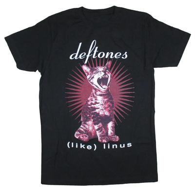 Футболка Deftones Винтажная футболка Deftones с кошкой Винтажная футболка группы