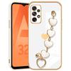 Protective Case - BOOLING - for Samsung Galaxy A32 5G - Luxury Effect TPU - Shockproof - Ultra Slim - White