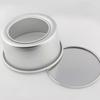 3 шт./набор 2-дюймовая форма для выпечки торта Полезная съемное дно Алюминиевый сплав Легкая круглая форма для чизкейка для выпечки