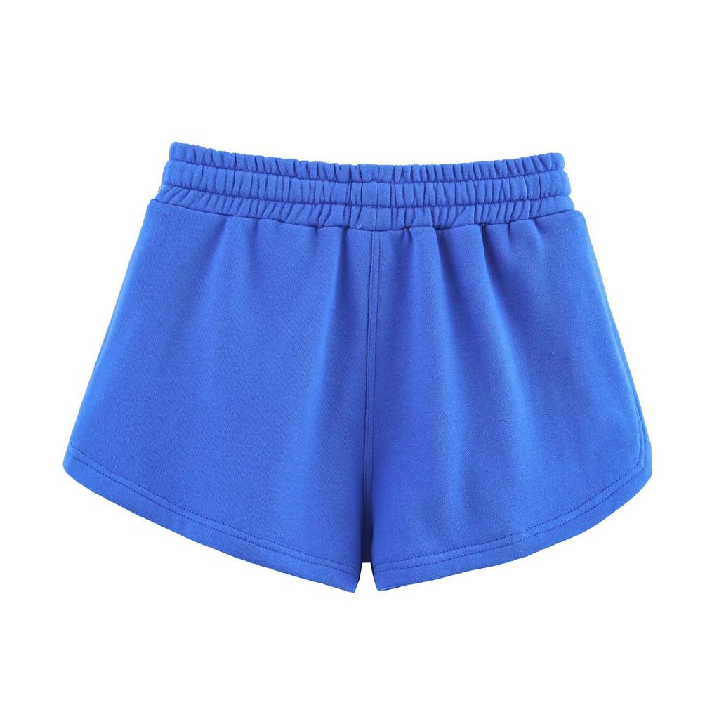 European and American style French women's clothing design printing washing effect shorts 4174340