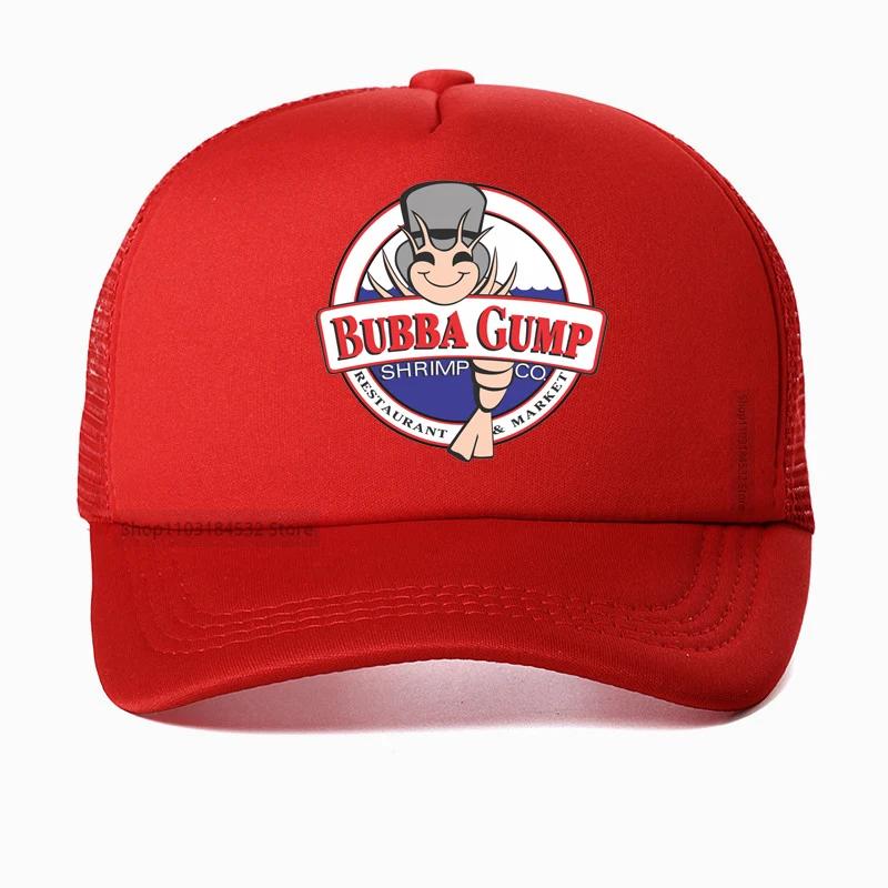 Регулируемая Бейсболка Bubba Gump Креветочная Компания 3D-печать Кепка Лес Галлам Дышащая Сетчатая Кепка креветочный Тракер Папа кепки кость