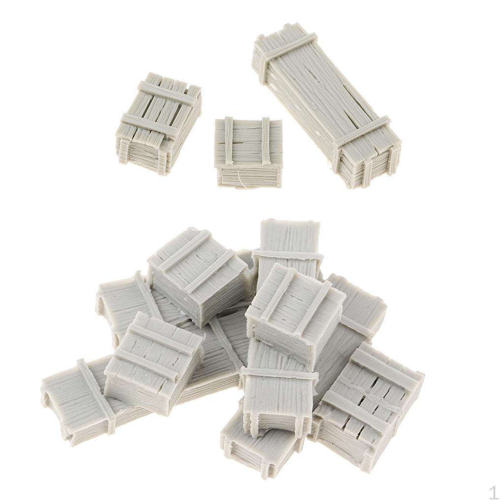 1/35 Солдат Сценарий Сцена Макет Наборы Кейссонные Ящики Кейс Миниатюрная Модель