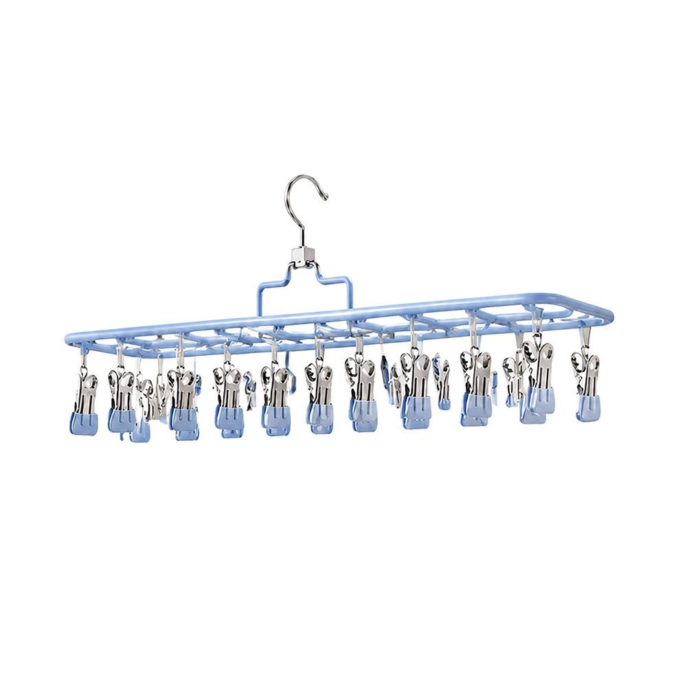 Multi Clip Clothes Drying Rack Windproof Pants Hanger Gifts Laundry Drying Hanger Home Organizer