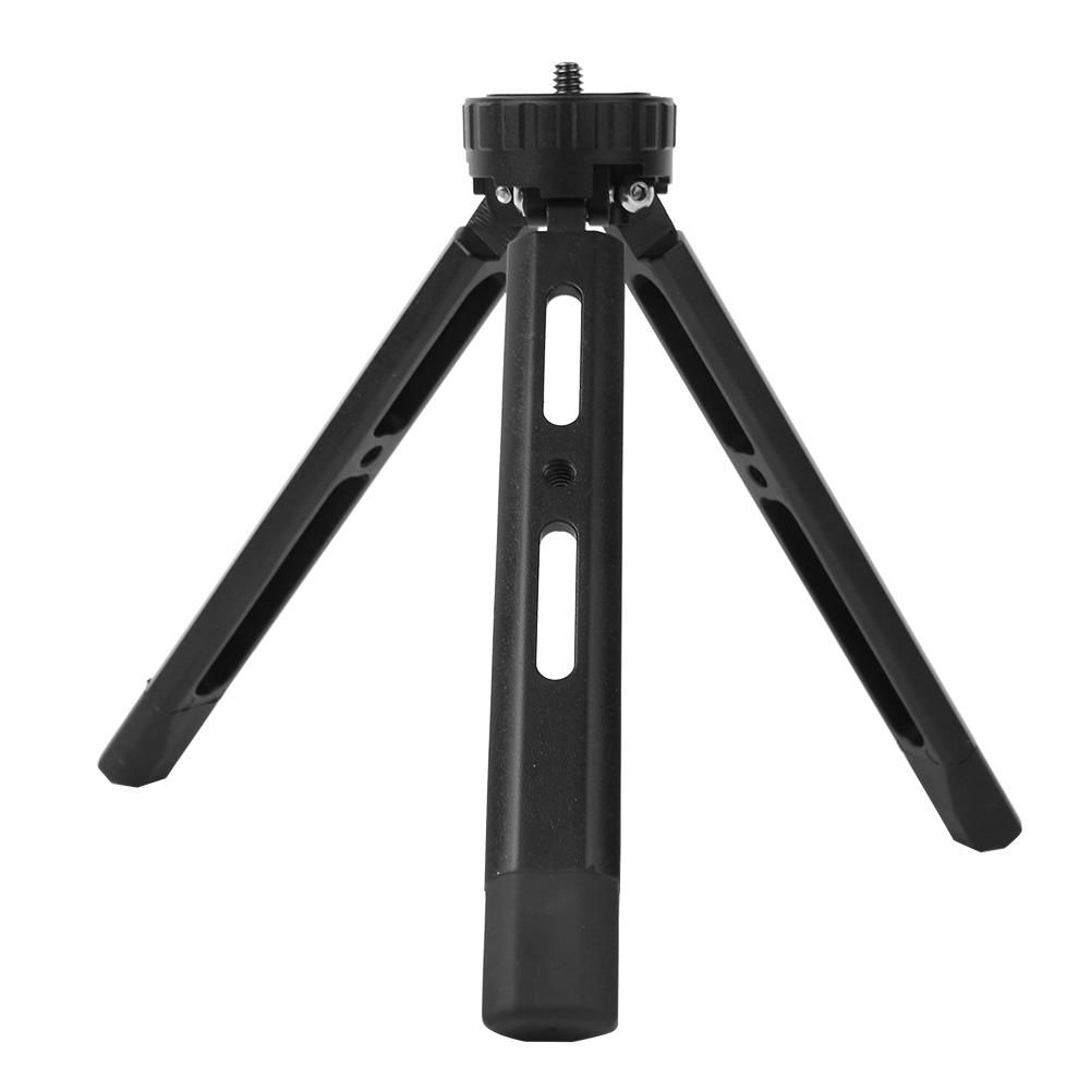 Aluminium Alloy Mini  Desktop Tripod Adjustable 1 4   Screws for SLR Mirrorless Camera Mobile