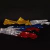 Internet Celebrity Gloves Fashion Stage Performance Sequins Short Glove Black Silver Red Yellow Blue Shinning Mittens
