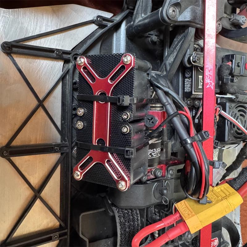 Motor Heat Dissipation Fan Bracket Kit for 1/7 1/8 ARRMA RC MOJAVE TYPHON KRATON OUTCAST BIG ROCK FIRETEAM INFRACTION FELONY Car