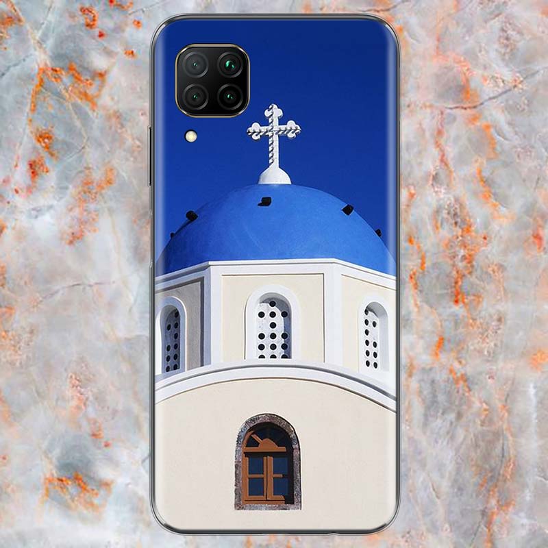 Греческие национальные флаги для Huawei Mate 40 30 20 20X 10 RS P Smart 2021 2020 ZS Pro Plus Lite 2019, чехол для телефона